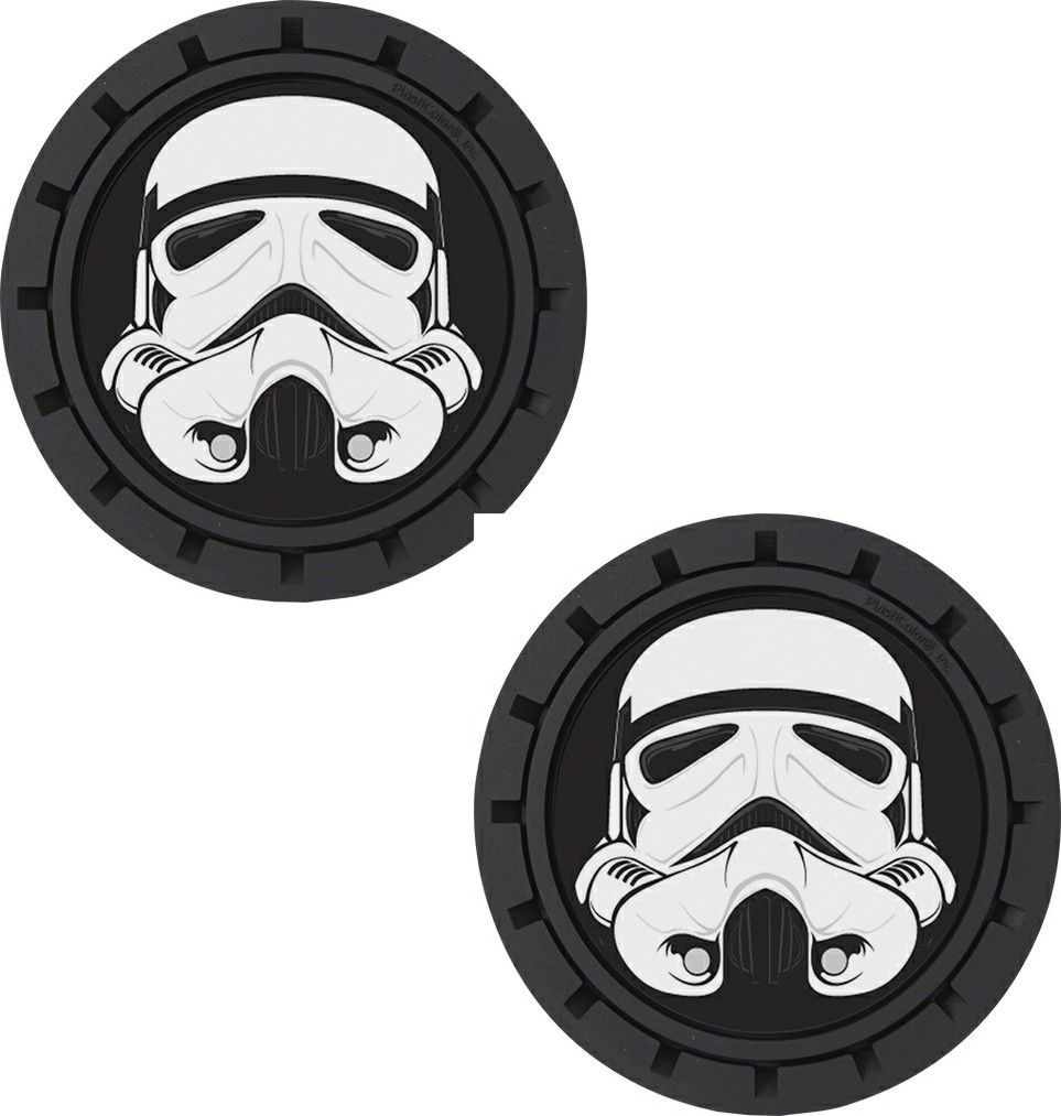 Plasticolor Star Wars Stormtrooper Cup Holder Coaster Inserts - Click Image to Close